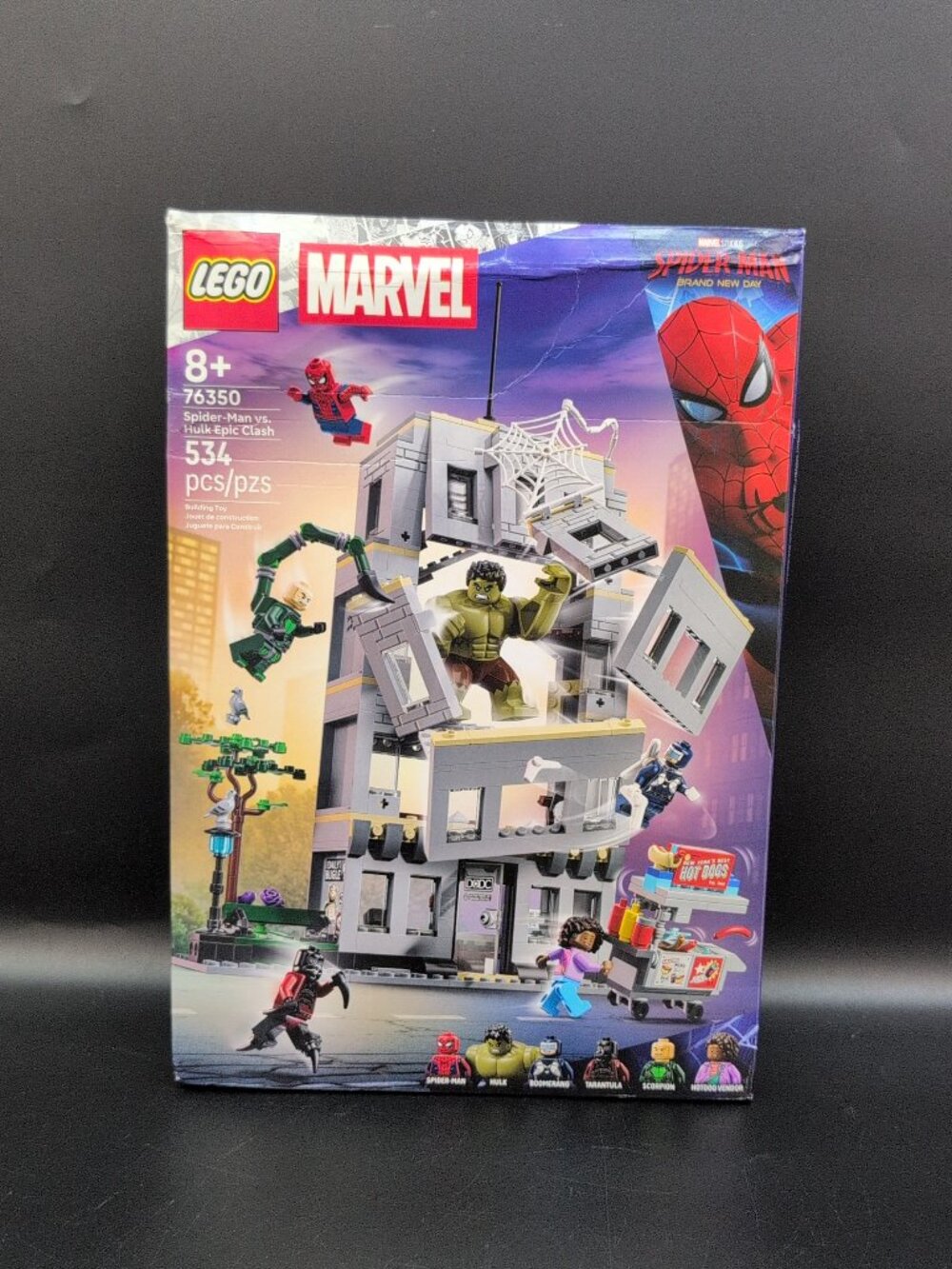 LEGO Marvel Spider-Man vs Hulk Epic Clash Set 76350 - 534 Pcs Sealed Set